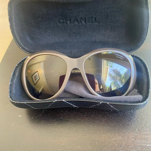 CHANEL Sunglasses 5302-H-A c.1416/S9 Brown Polarized Size 57  display picture 1